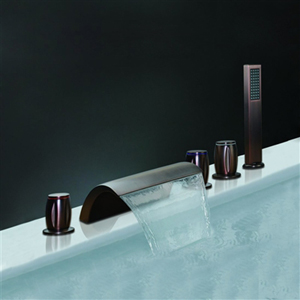 Oil Rubbed Bronze Widespread Bathtub Mixer